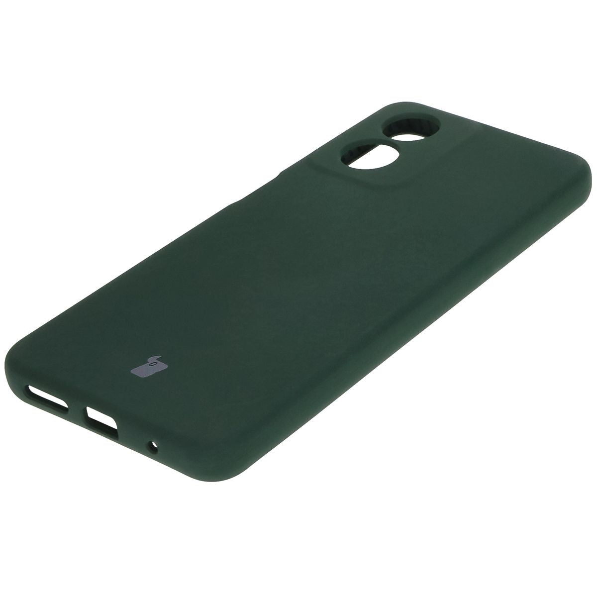 Silikon Handyhülle für Motorola Moto G04, Bizon Soft Case, Dunkelgrün