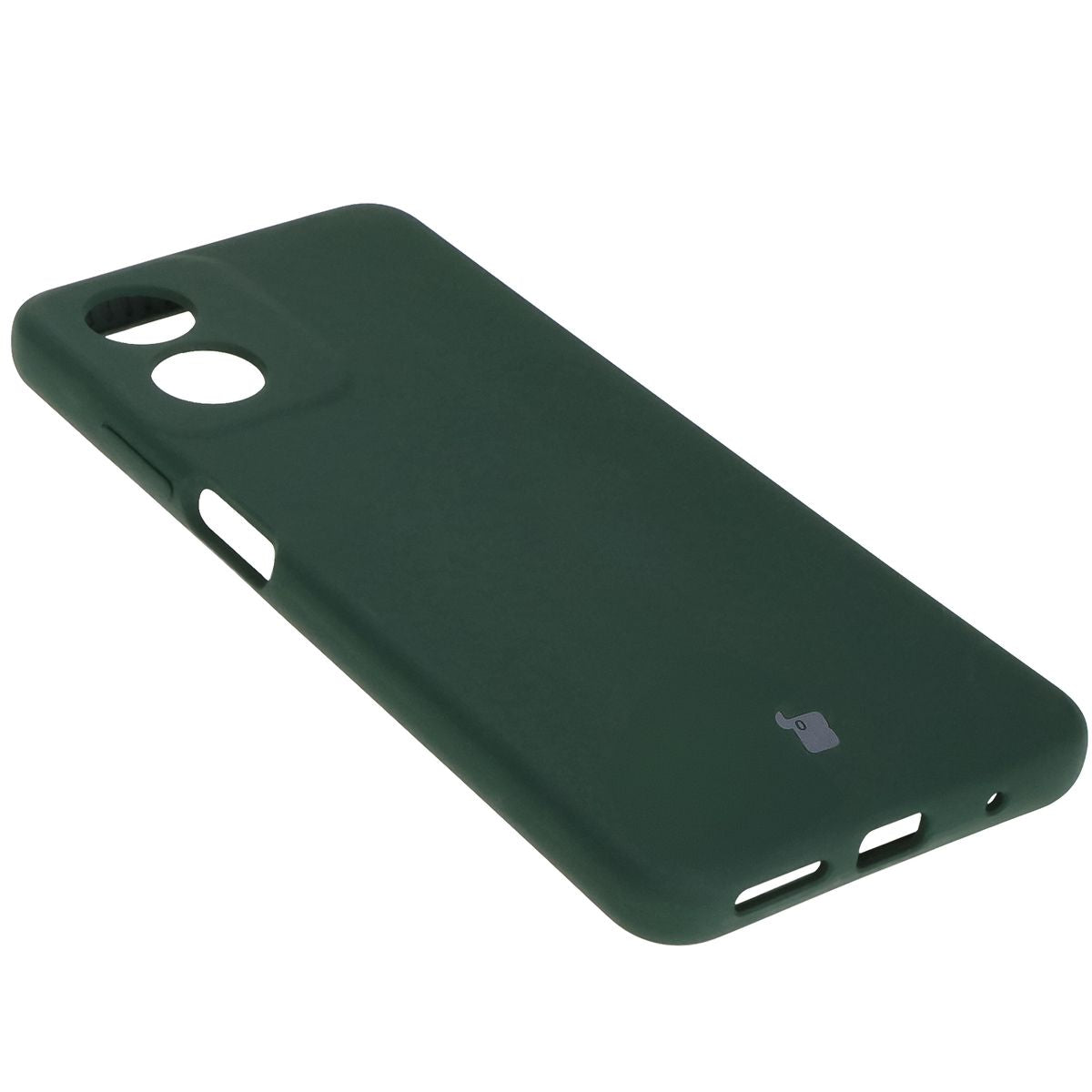 Silikon Handyhülle für Motorola Moto G04, Bizon Soft Case, Dunkelgrün