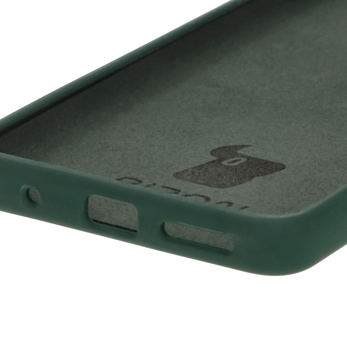 Silikon Handyhülle für Motorola Moto G04, Bizon Soft Case, Dunkelgrün