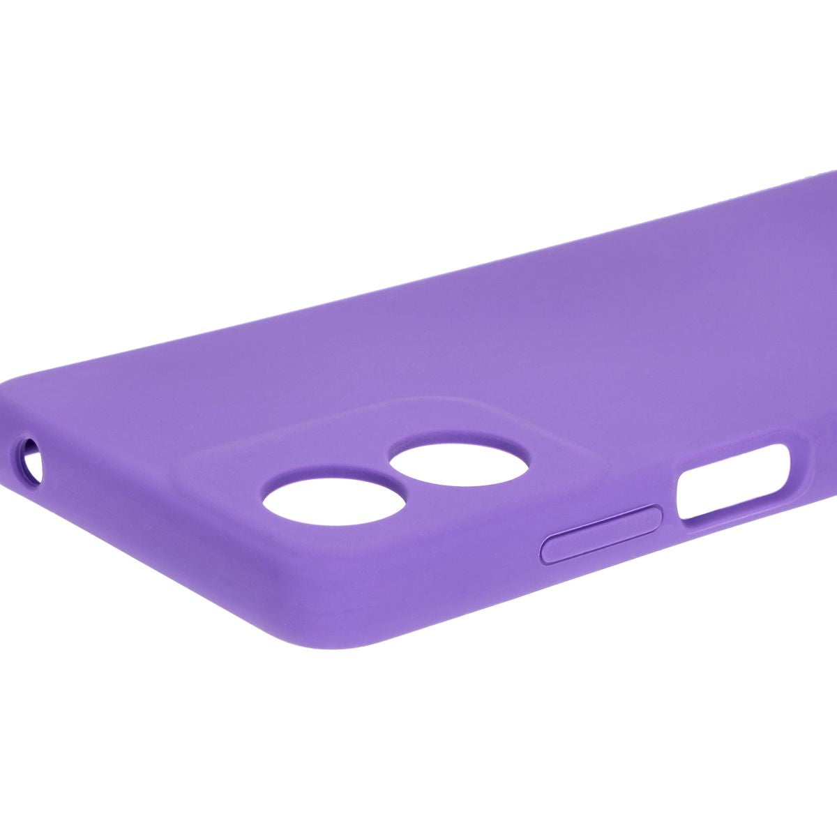 Silikon Handyhülle für Motorola Moto G04, Bizon Soft Case, Violett