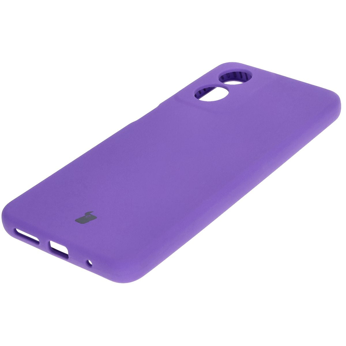Silikon Handyhülle für Motorola Moto G04, Bizon Soft Case, Violett
