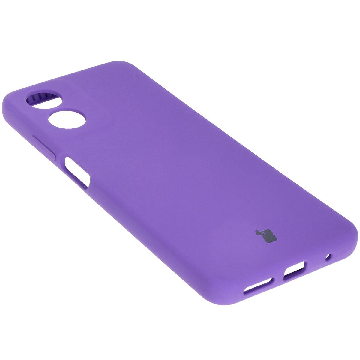 Silikon Handyhülle für Motorola Moto G04, Bizon Soft Case, Violett