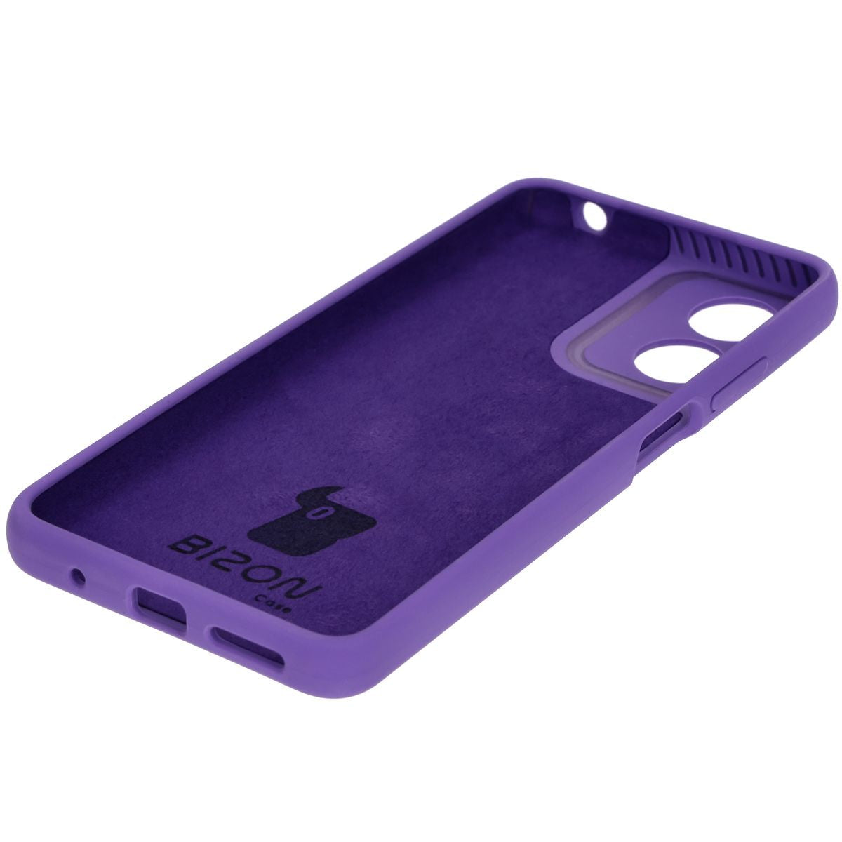 Silikon Handyhülle für Motorola Moto G04, Bizon Soft Case, Violett