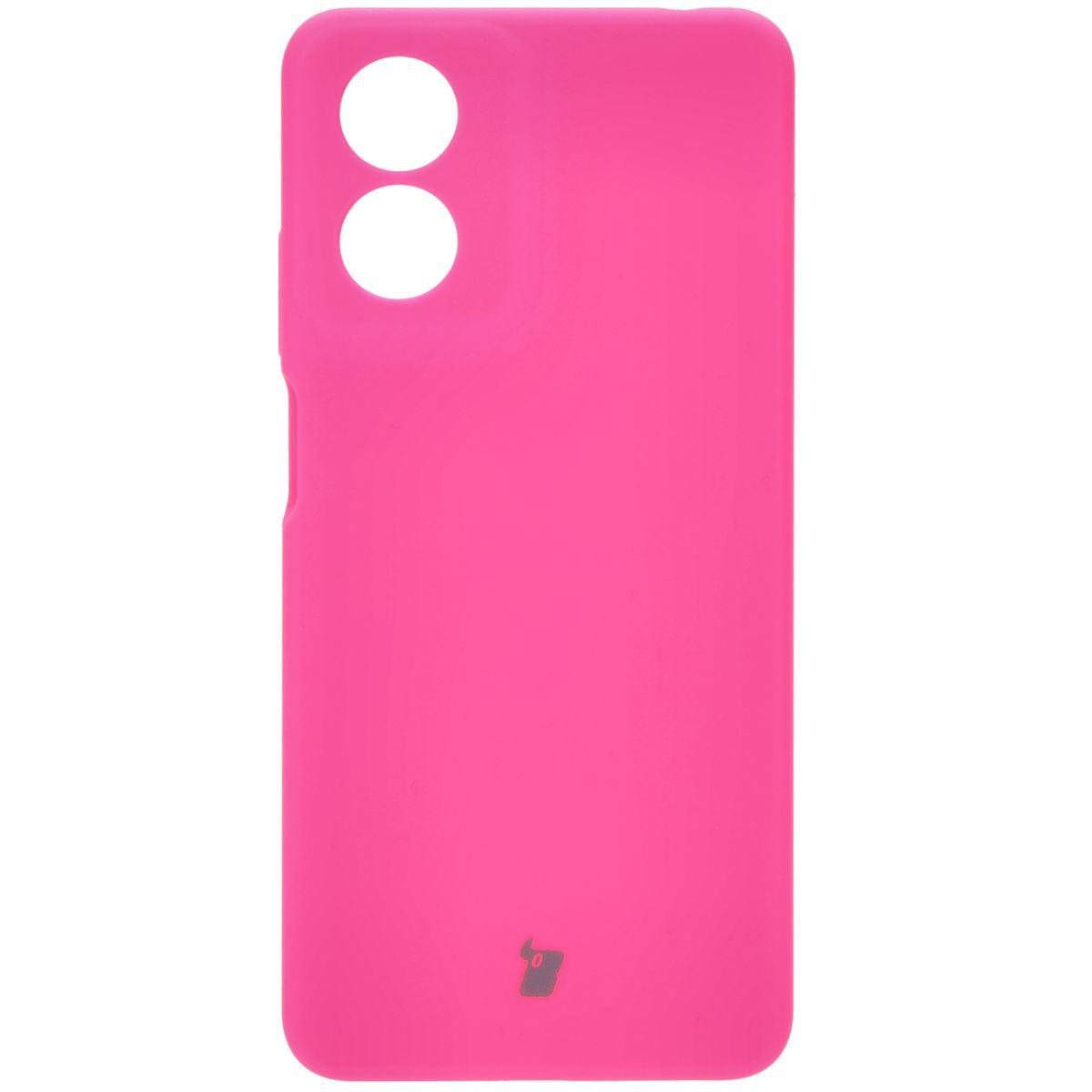 Silikon Handyhülle für Motorola Moto G04, Bizon Soft Case, Neon-Pink