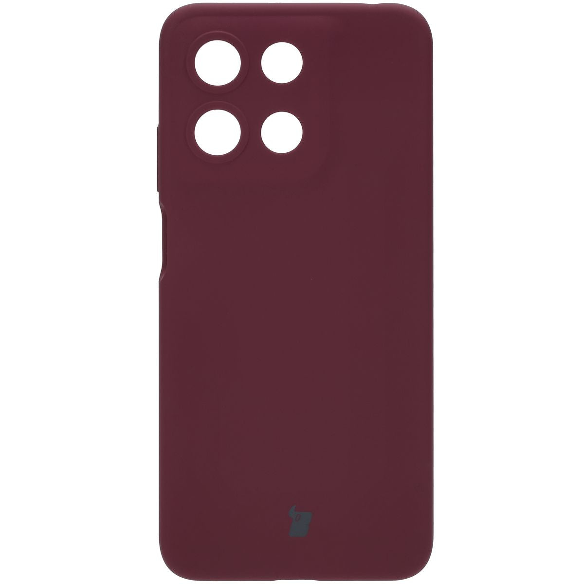 Silikon Handyhülle für Motorola Moto G17 / G17 Power / G15 / G15 Power, Bizon Soft Case, Pflaumenfarbe