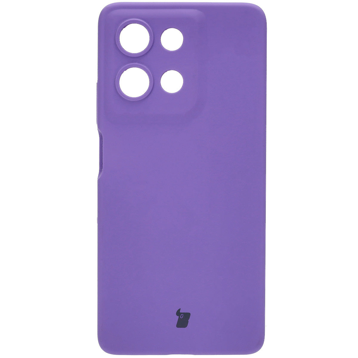 Silikon Handyhülle für Motorola Moto G75 5G, Bizon Soft Case, Violett