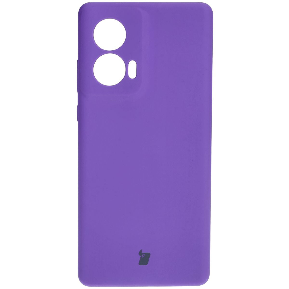 Silikon Handyhülle für Motorola Edge 50 Fusion, Bizon Soft Case, Violett