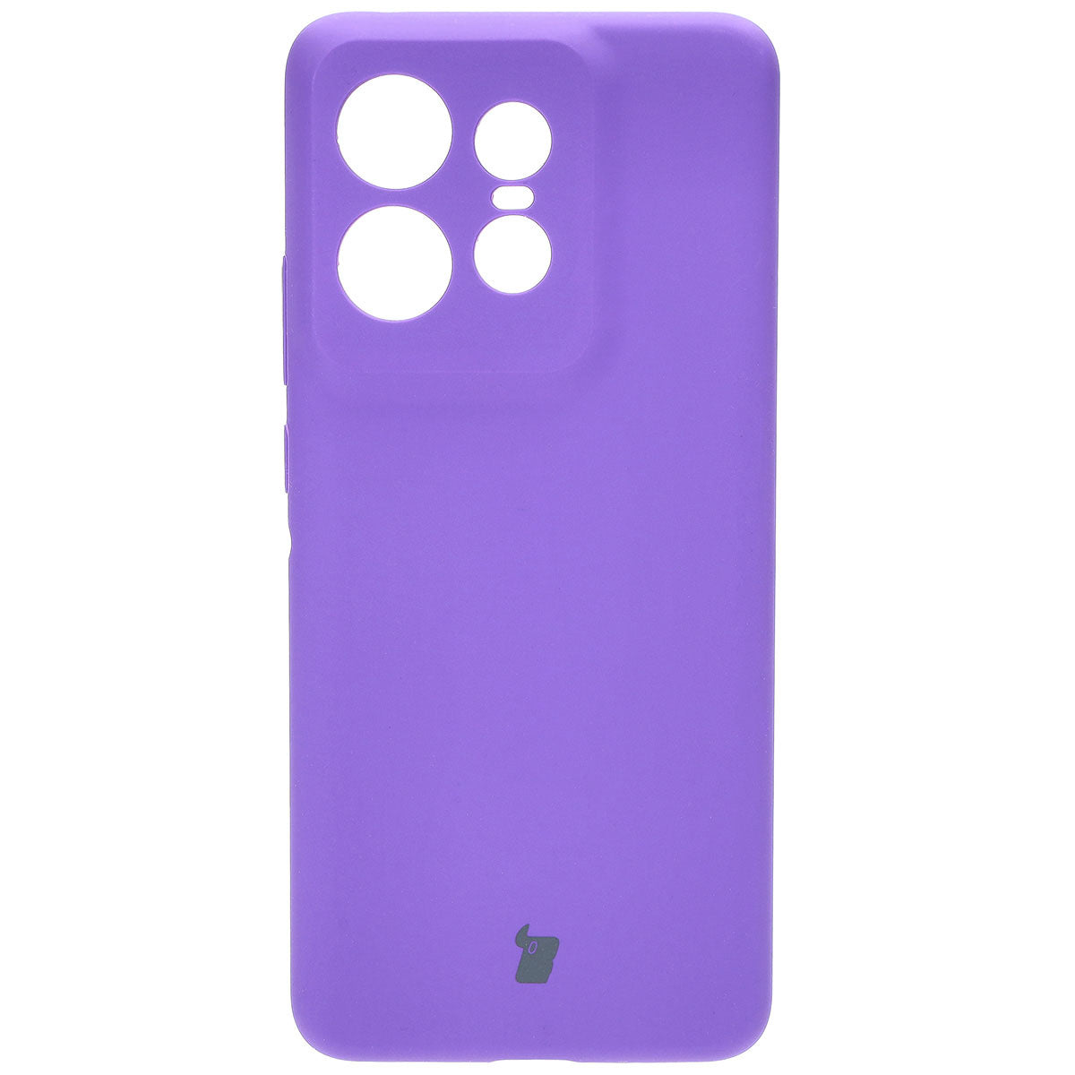 Silikon Handyhülle für Motorola Edge 50 Pro, Bizon Soft Case, Violett