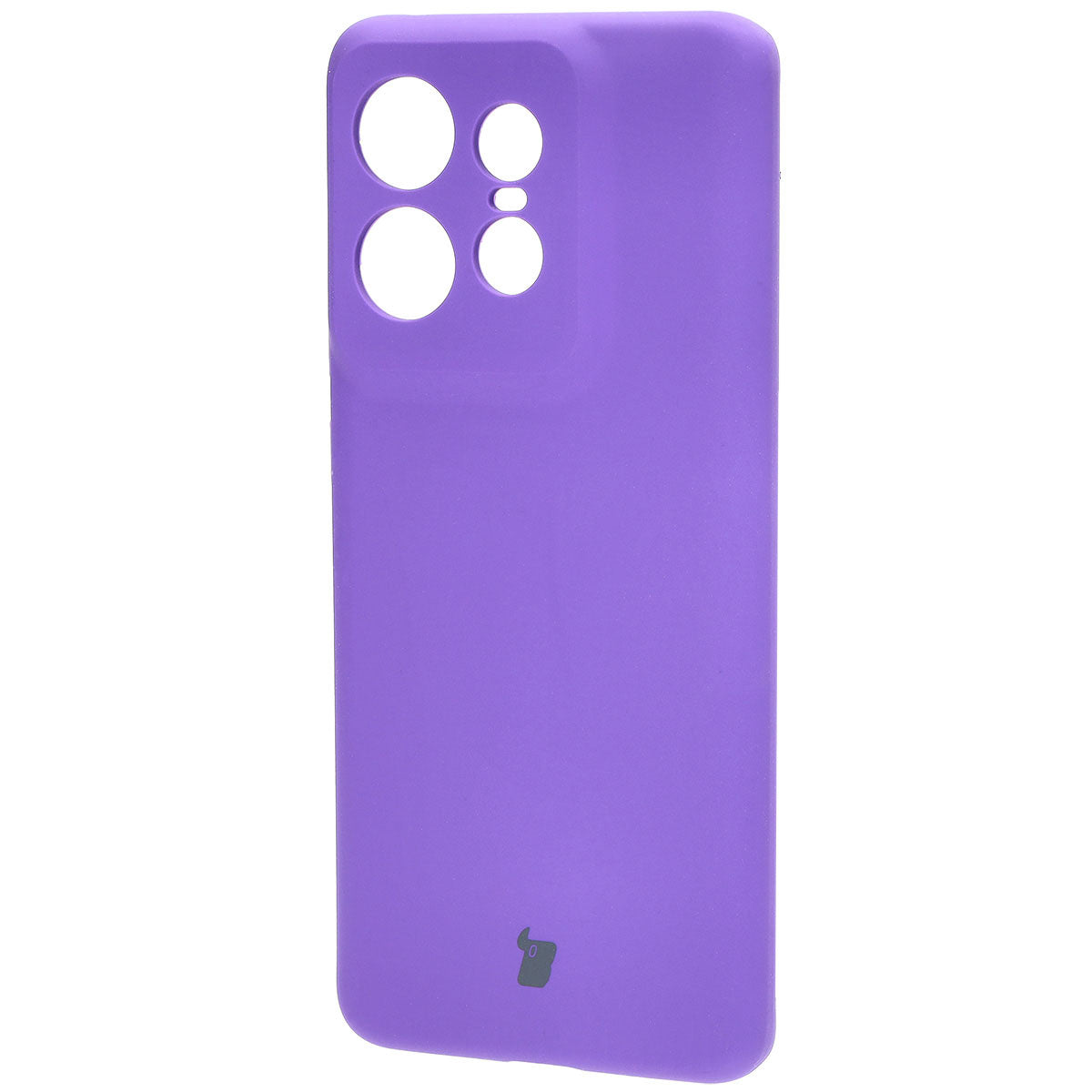 Silikon Handyhülle für Motorola Edge 50 Pro, Bizon Soft Case, Violett