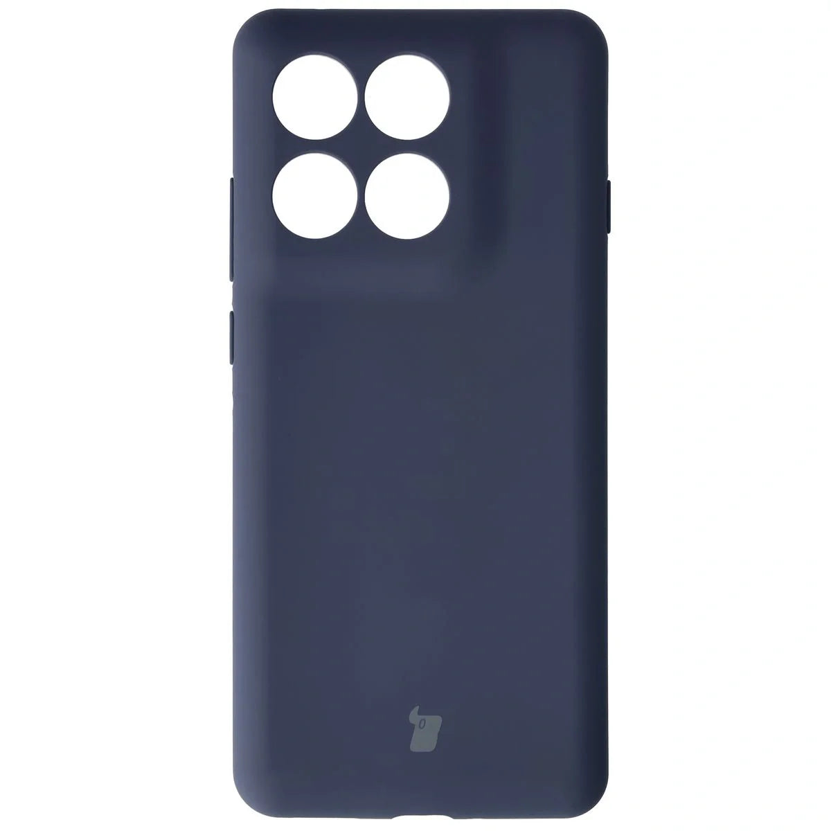 Silikon Handyhülle für Motorola Edge 60 Pro, Bizon Soft Case, Dunkelblau