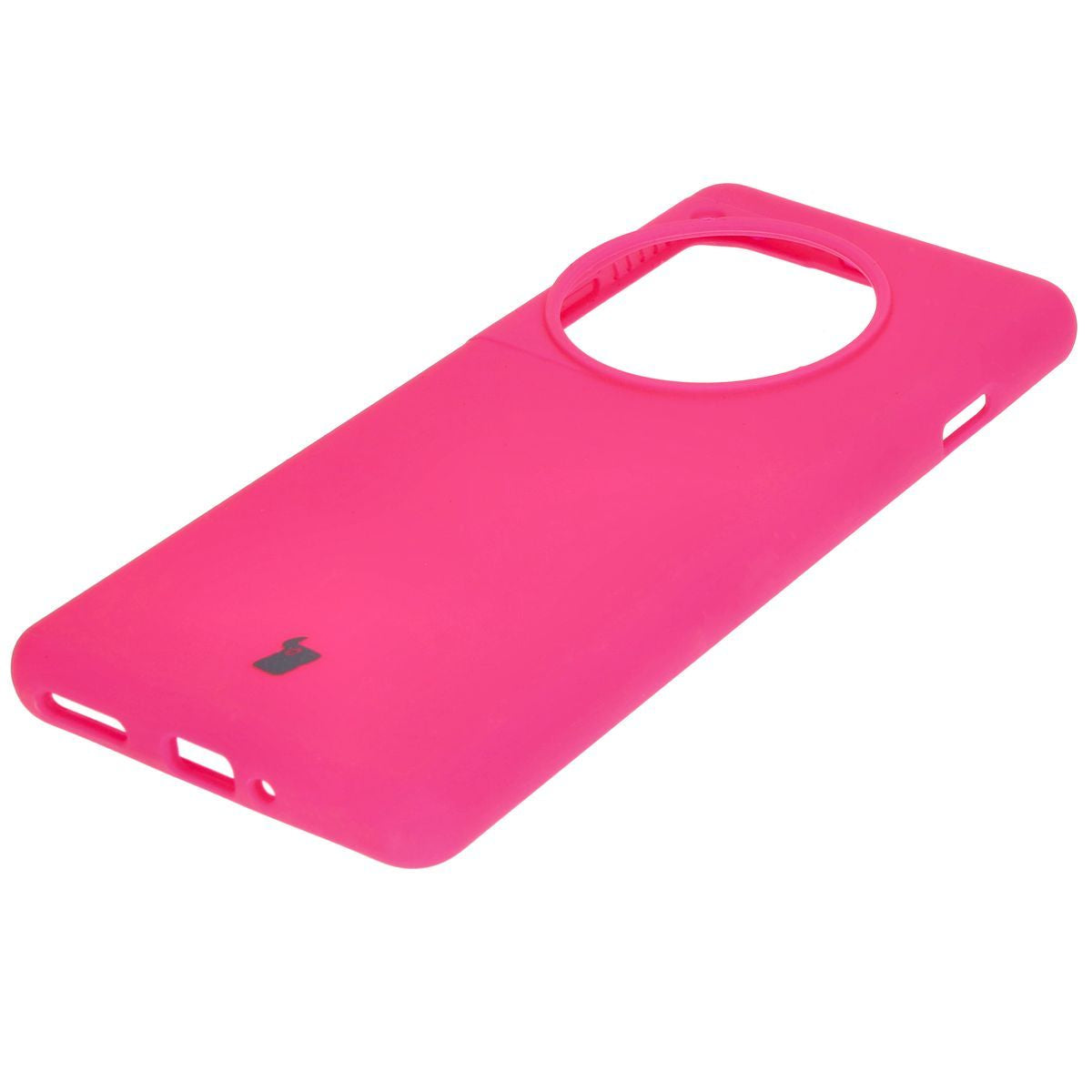 Silikon Handyhülle für OnePlus 12, Bizon Soft Case, Dunkelpink
