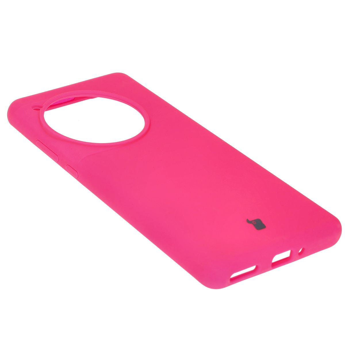 Silikon Handyhülle für OnePlus 12, Bizon Soft Case, Dunkelpink