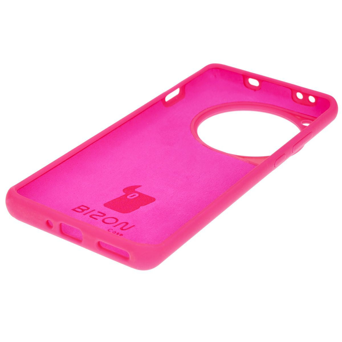 Silikon Handyhülle für OnePlus 12, Bizon Soft Case, Dunkelpink