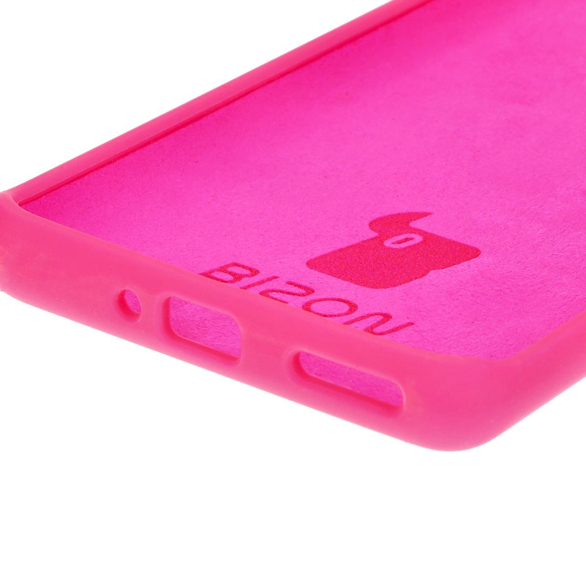 Silikon Handyhülle für OnePlus 12, Bizon Soft Case, Dunkelpink