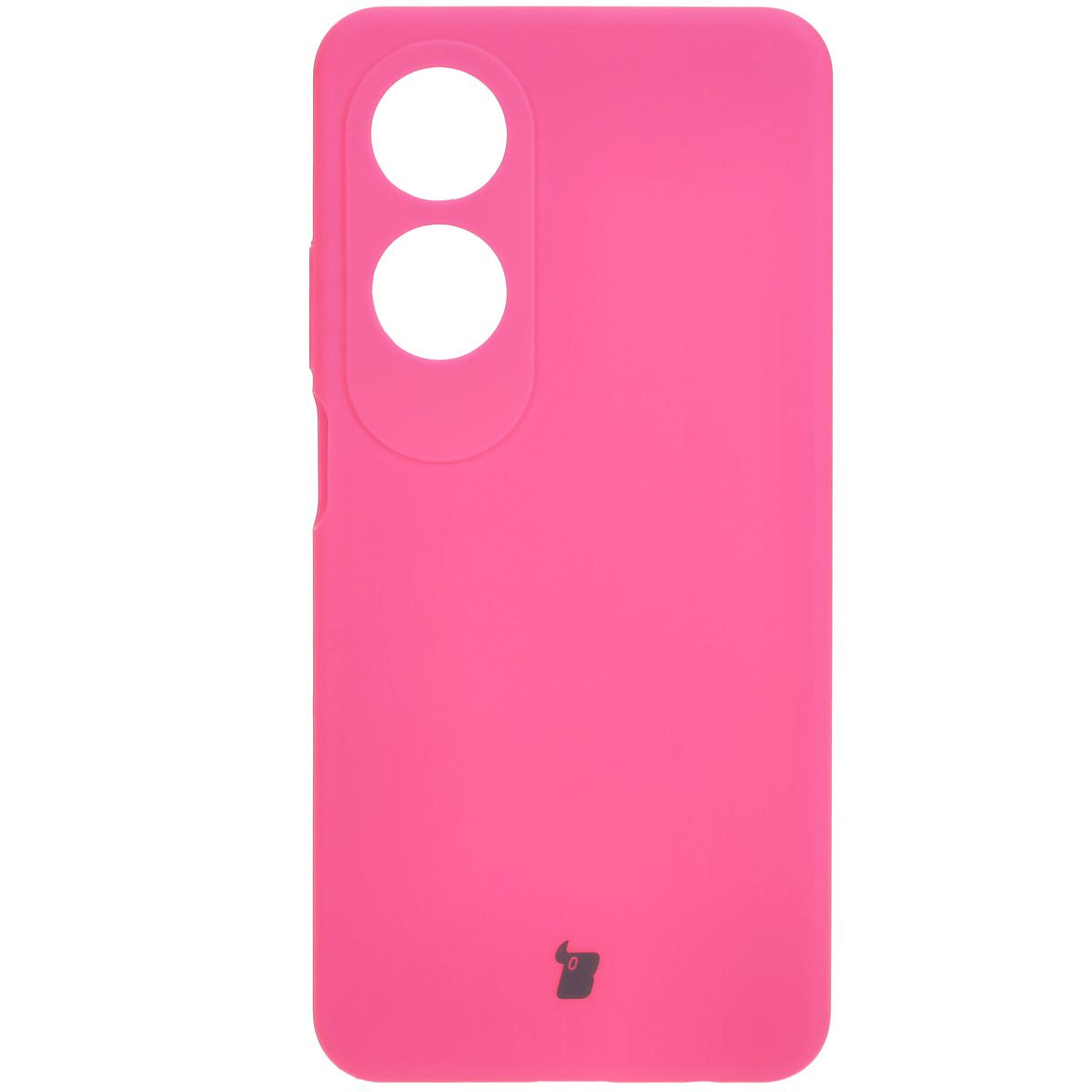 Silikon Handyhülle für Oppo A60 4G, Bizon Soft Case, Neon-Pink