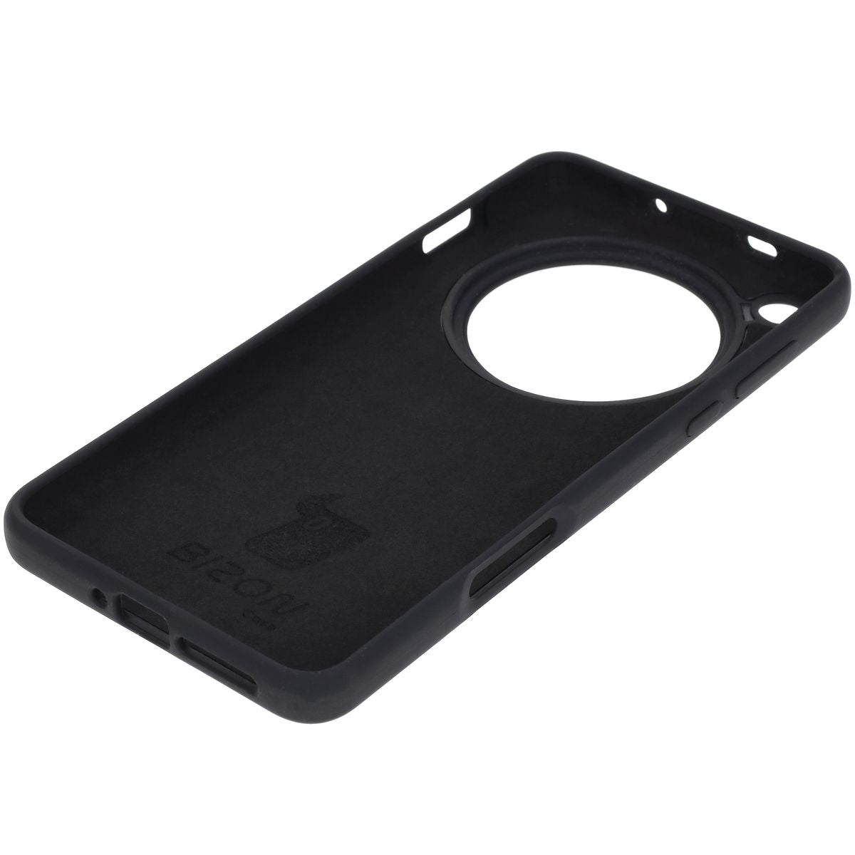 Silikon Handyhülle für Oppo Find X8 Pro, Bizon Soft Case, Schwarz