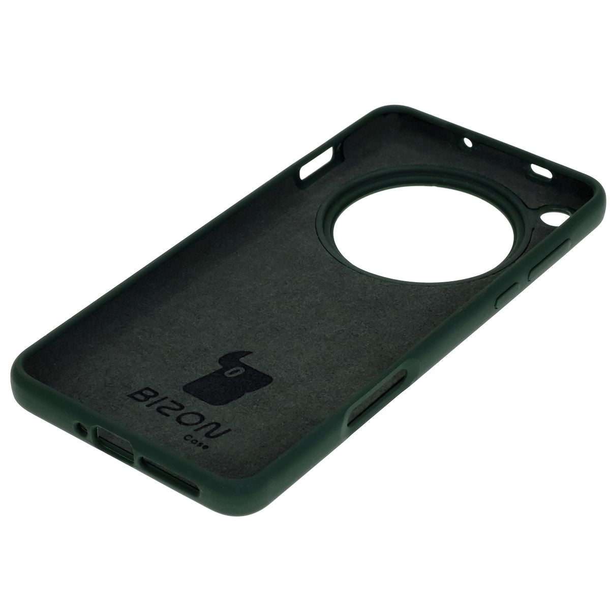 Silikon Handyhülle für Oppo Find X8 Pro, Bizon Soft Case, Dunkelgrün