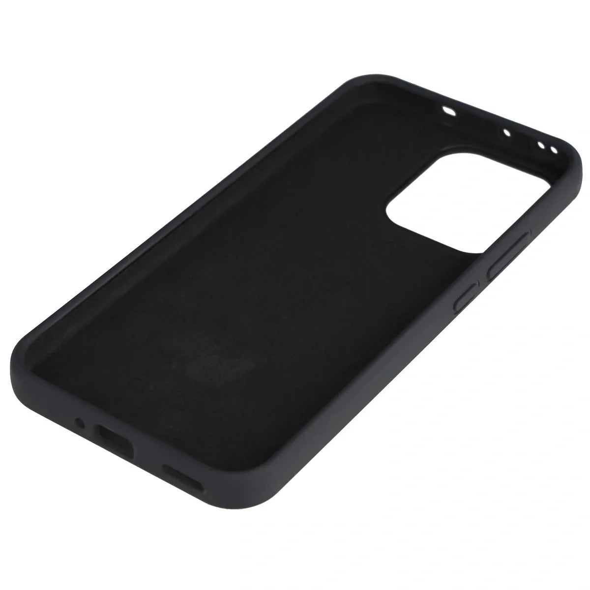 Silikon Handyhülle für Oppo Reno 14, Bizon Soft Case, Schwarz