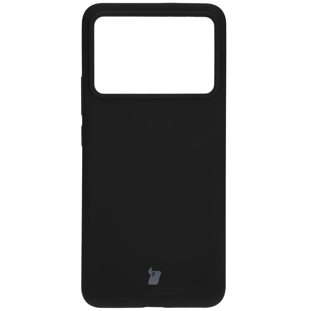 Silikon Handyhülle für Xiaomi Poco F6 Pro, Bizon Soft Case, Schwarz