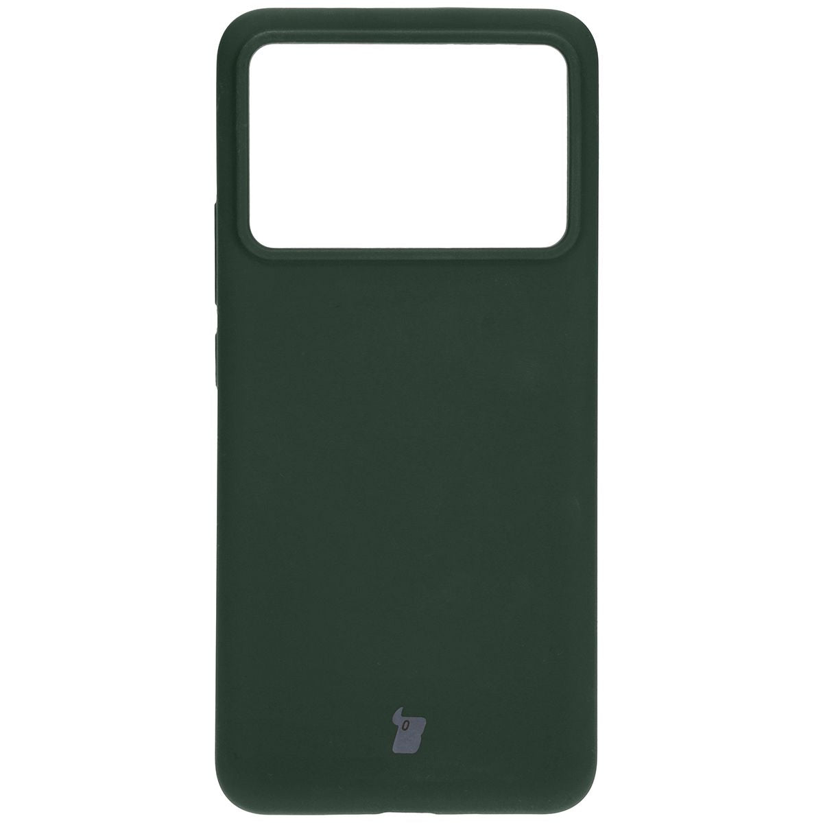 Silikon Handyhülle für Xiaomi Poco F6 Pro, Bizon Soft Case, Dunkelgrün