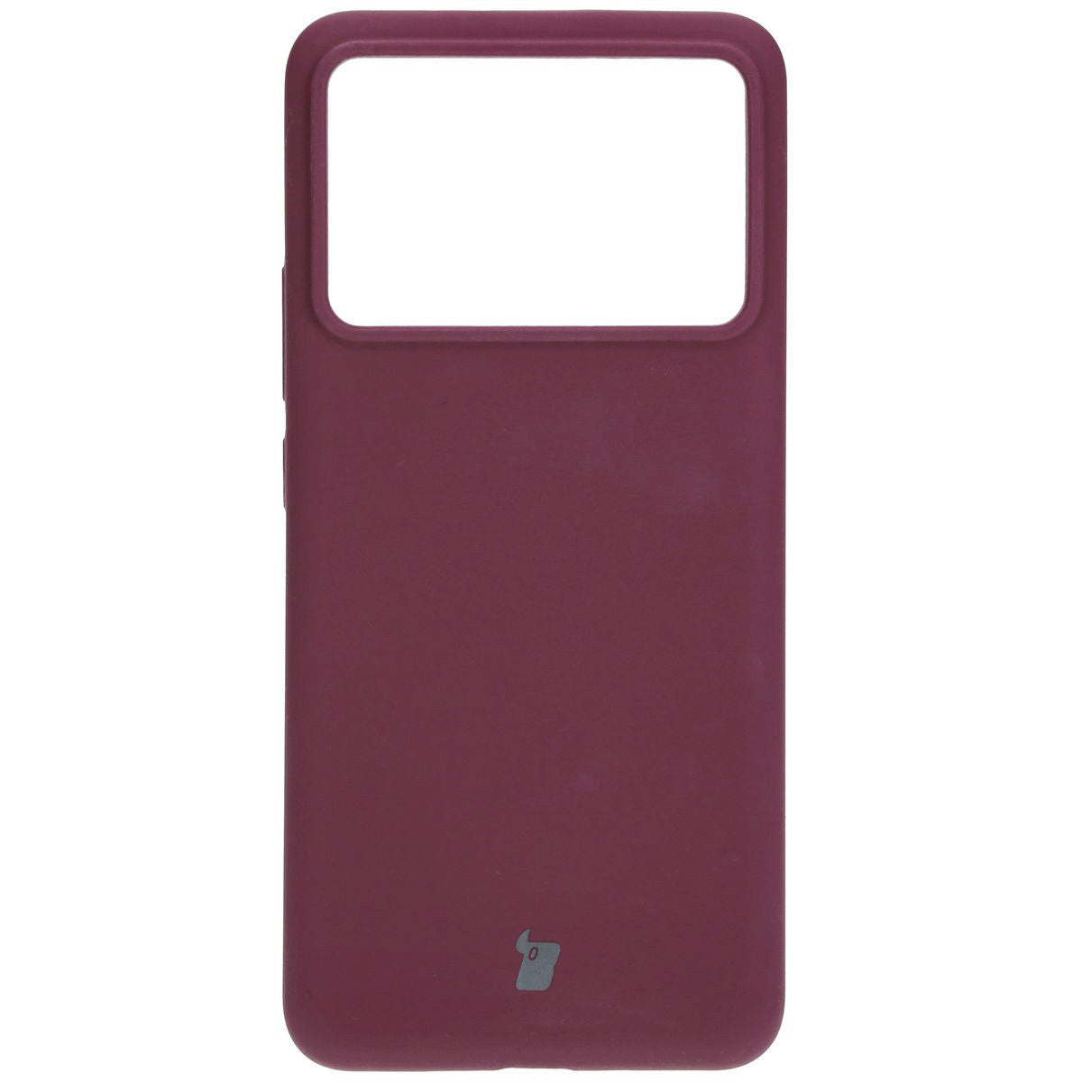 Silikon Handyhülle für Xiaomi Poco F6 Pro, Bizon Soft Case, Pflaumenfarbe