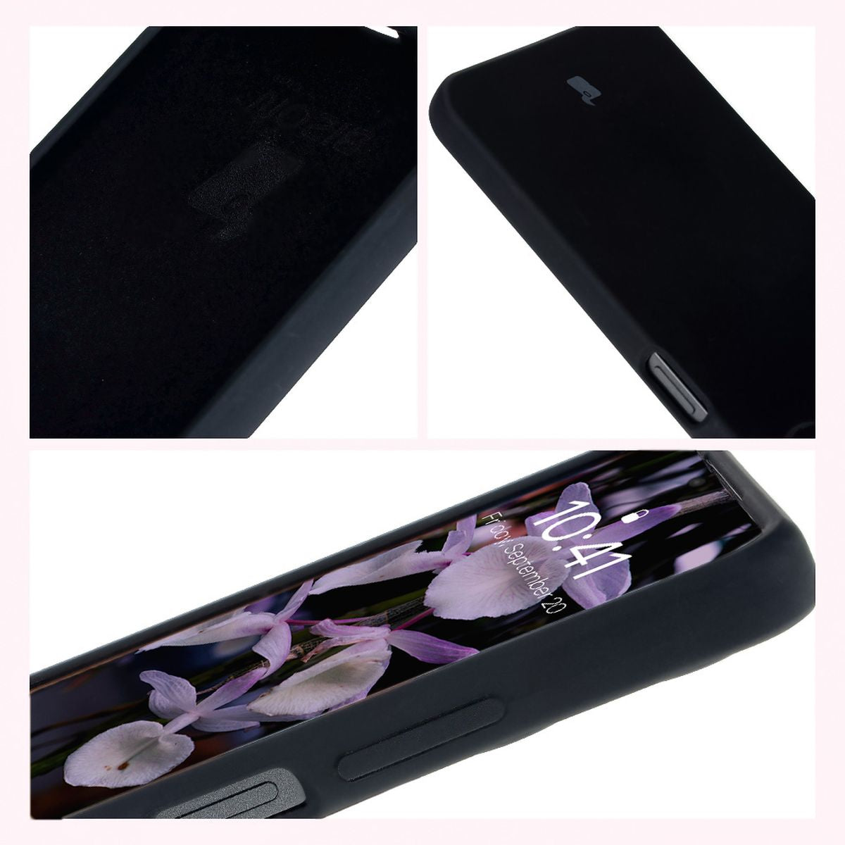 Silikon Handyhülle für Xiaomi Redmi 13C 4G / Xiaomi Redmi 13C 5G / Xiaomi Poco C65, Bizon Soft Case, Schwarz