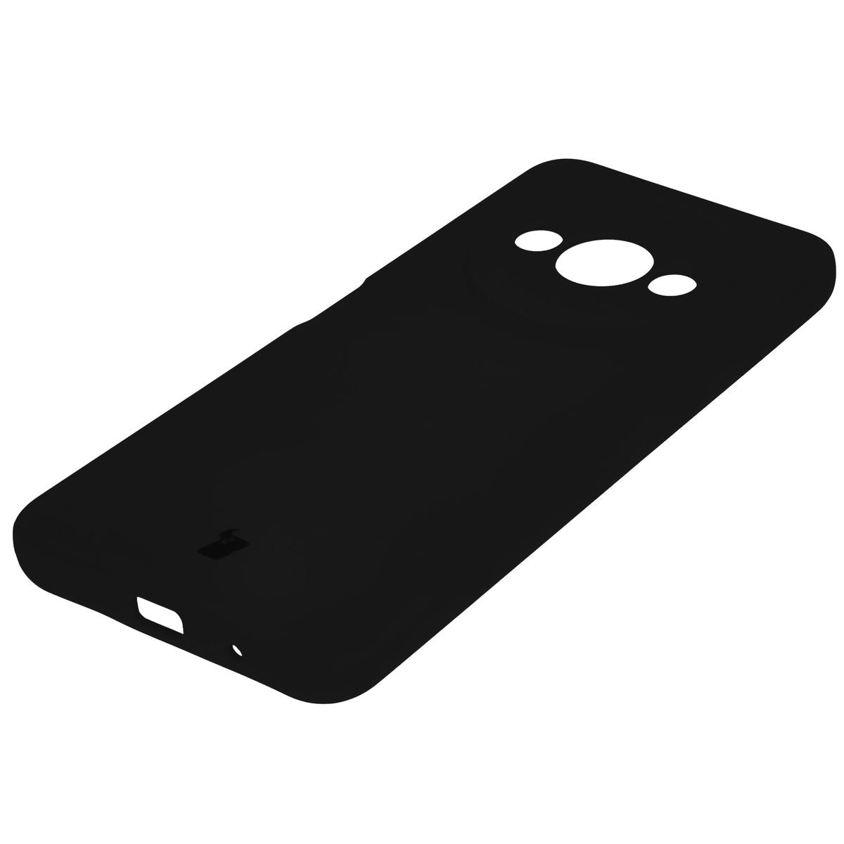Silikon Handyhülle für Xiaomi Redmi A3 4G, Bizon Soft Case, Schwarz