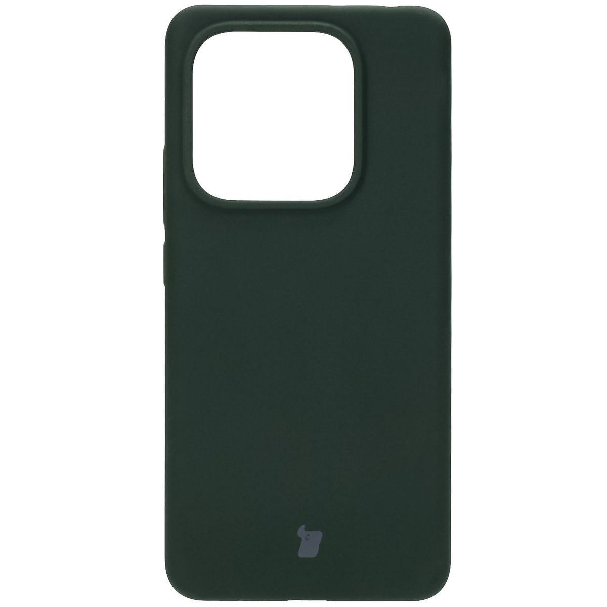 Silikon Handyhülle für Xiaomi Redmi Note 14 5G, Bizon Soft Case, Dunkelgrün