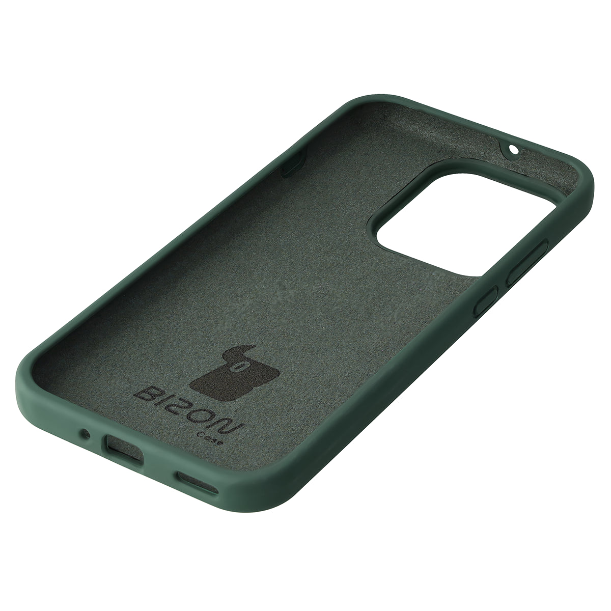 Silikon Handyhülle für Oppo Reno16 F / Reno16 FS, Bizon Soft Case, Dunkelgrün (4/7)