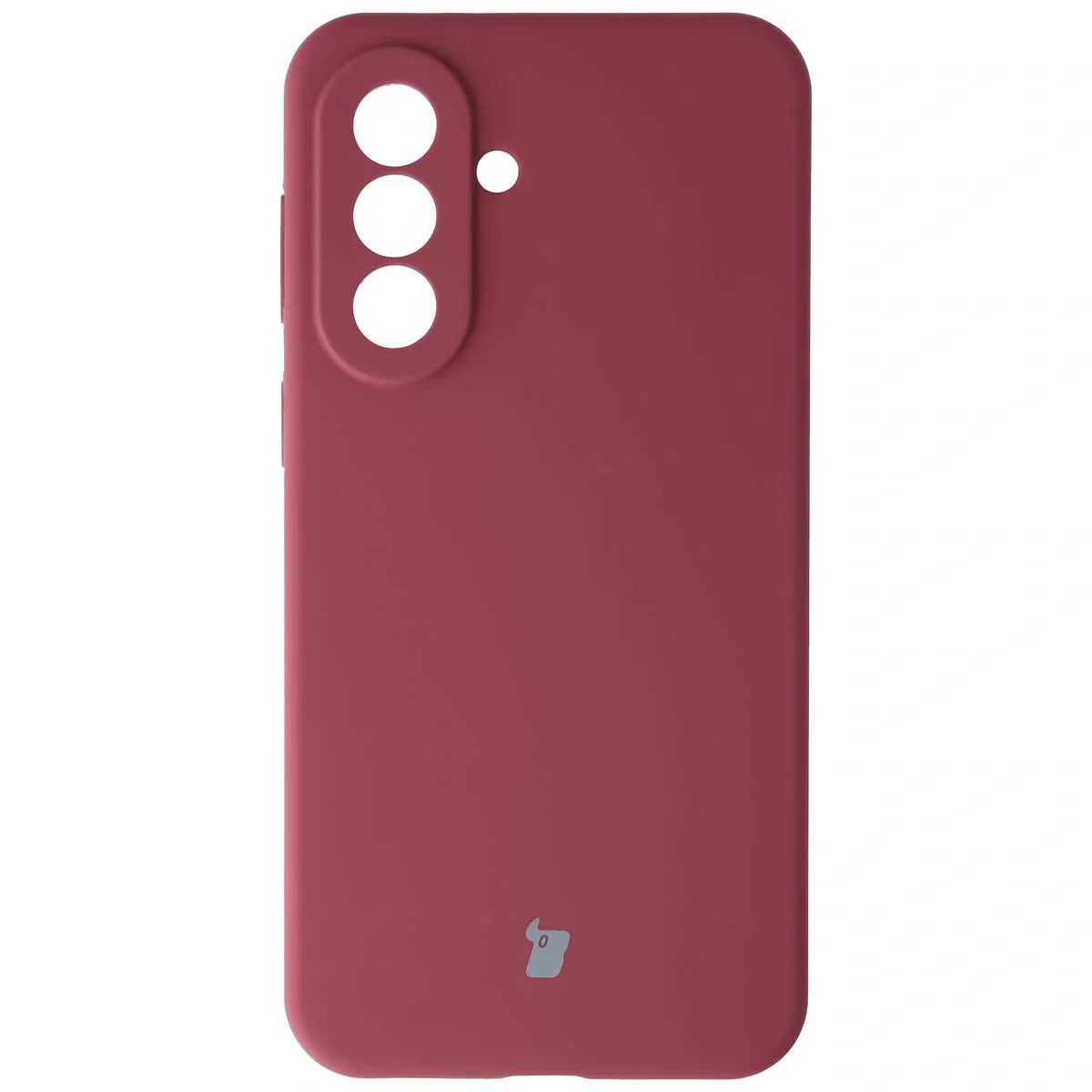 Silikon Handyhülle für Galaxy A37 5G, Bizon Soft Case, Pflaumenfarbe