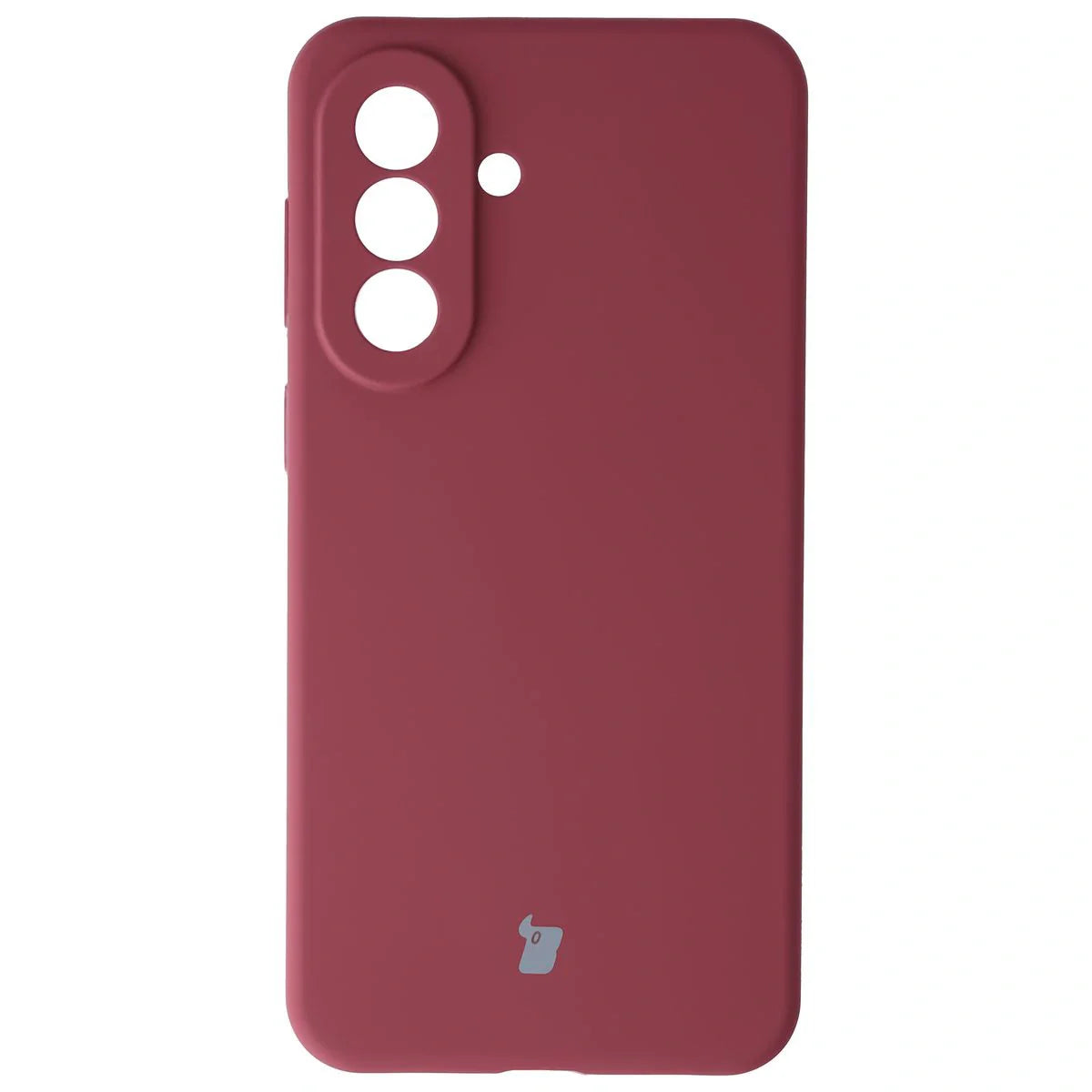 Silikon Handyhülle für Galaxy A57 5G, Bizon Soft Case, Pflaumenfarbe