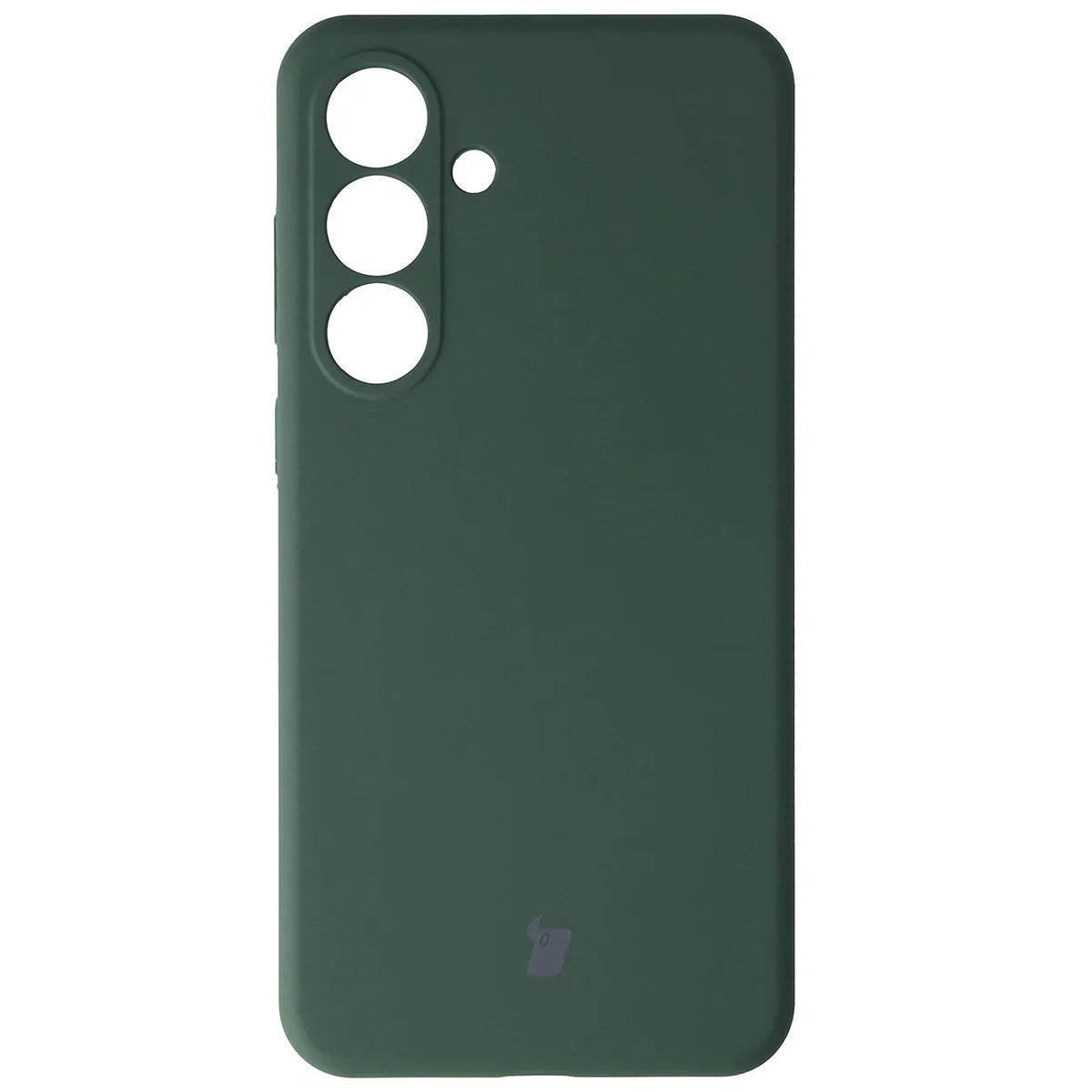 Silikon Handyhülle für Galaxy S25 FE, Bizon Soft Case, Dunkelgrün