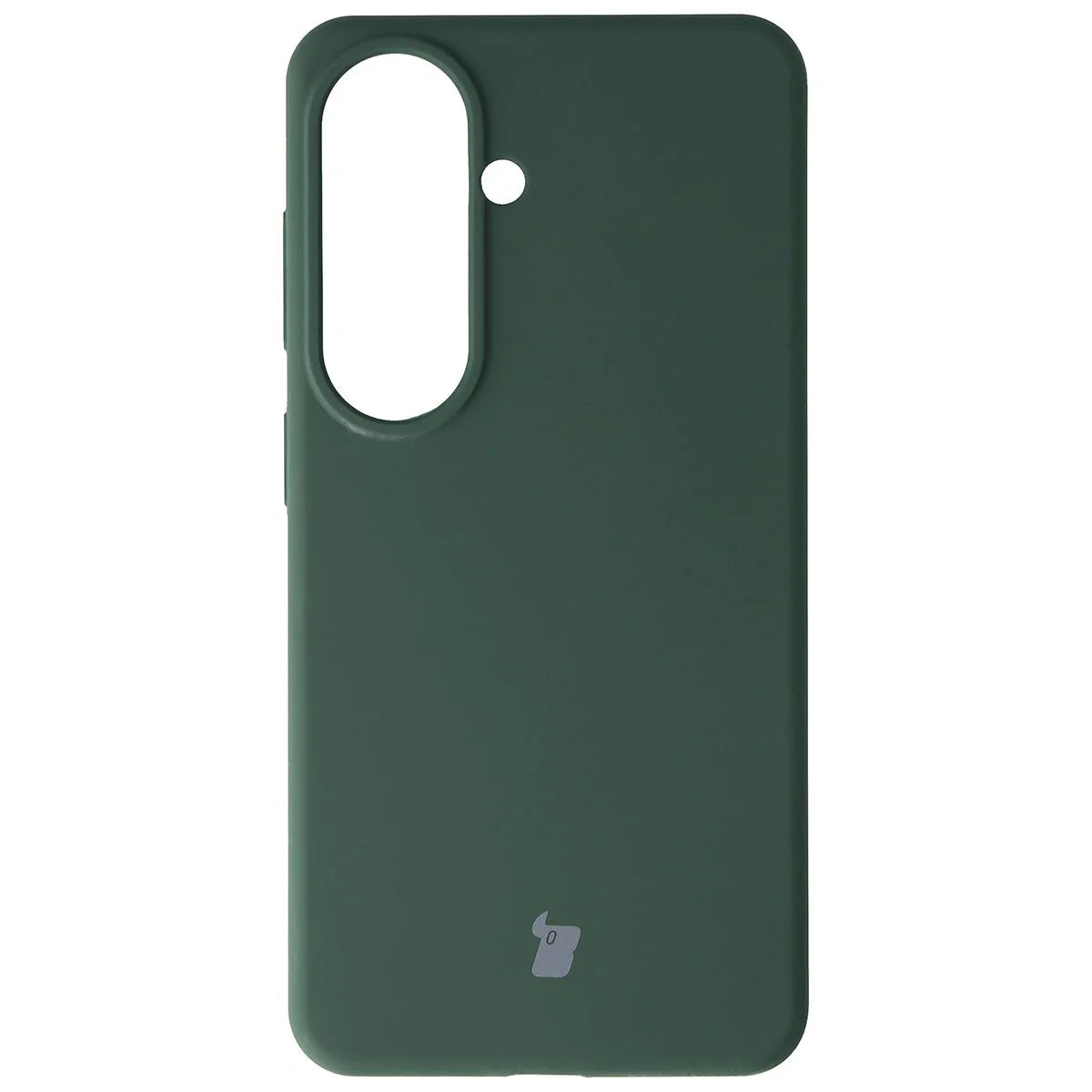 Silikon Handyhülle für Galaxy S26, Bizon Soft Case, Dunkelgrün