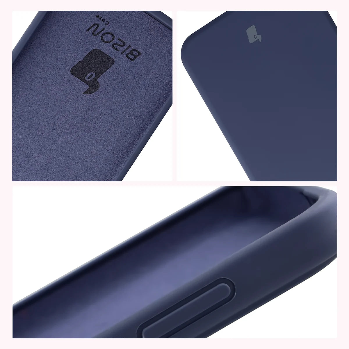 Silikon Handyhülle für Galaxy S26 FE, Bizon Soft Case, Dunkelblau (6/7)