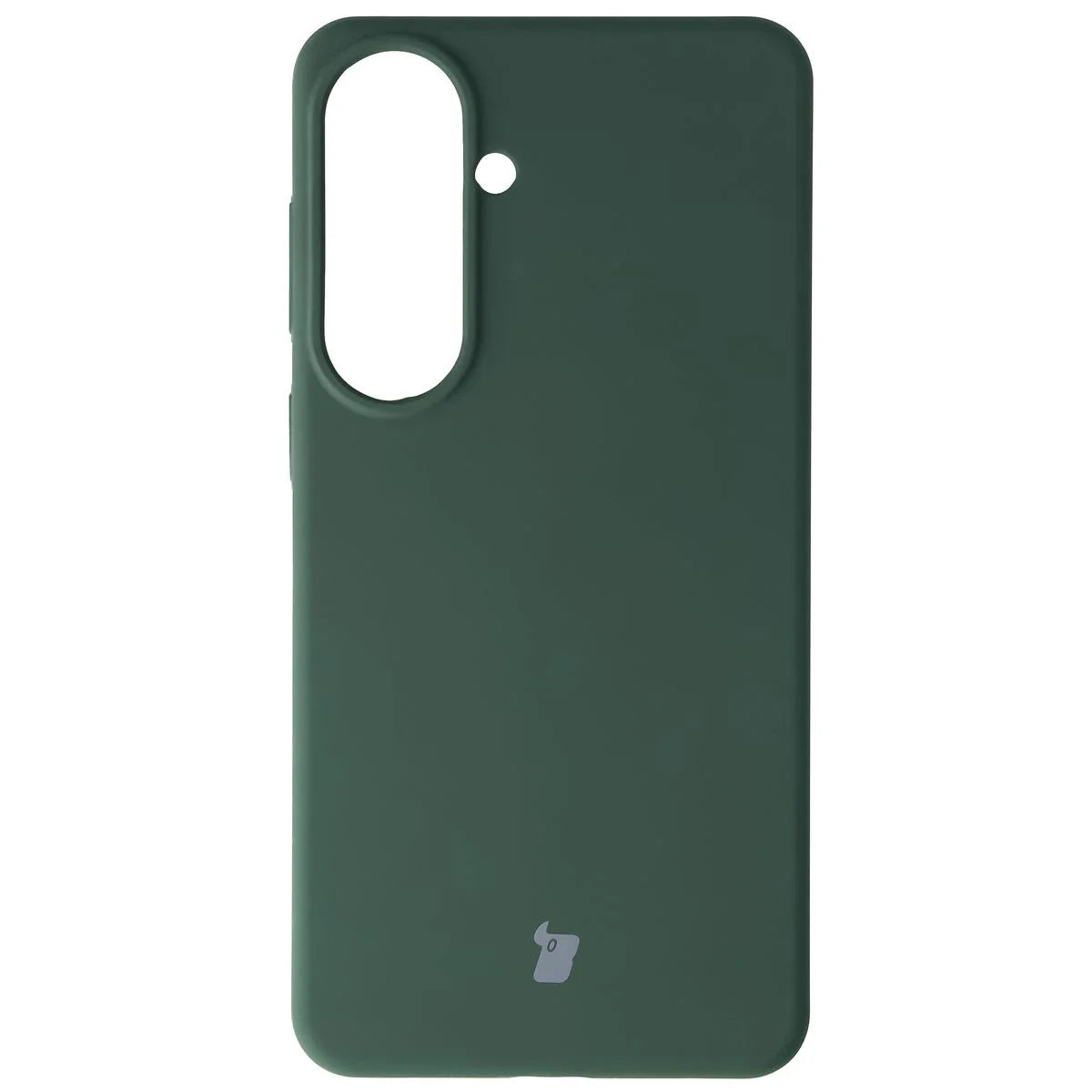 Silikon Handyhülle für Galaxy S26 Plus, Bizon Soft Case, Dunkelgrün