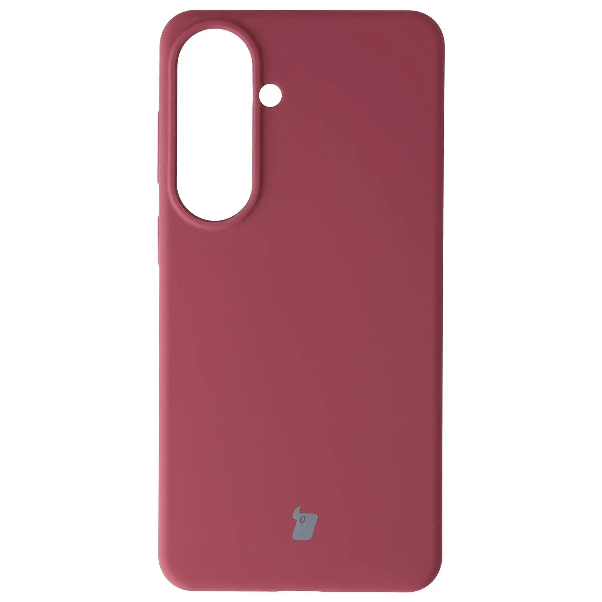 Silikon Handyhülle für Galaxy S26 Plus, Bizon Soft Case, Pflaumenfarbe