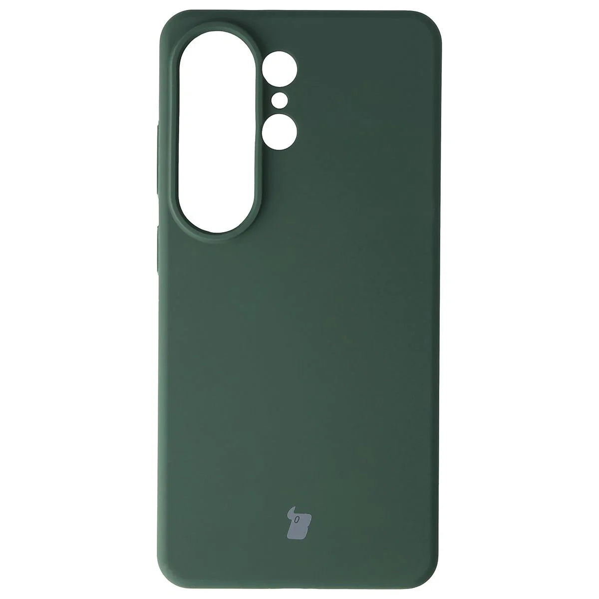 Silikon Handyhülle für Galaxy S26 Ultra, Bizon Soft Case, Dunkelgrün