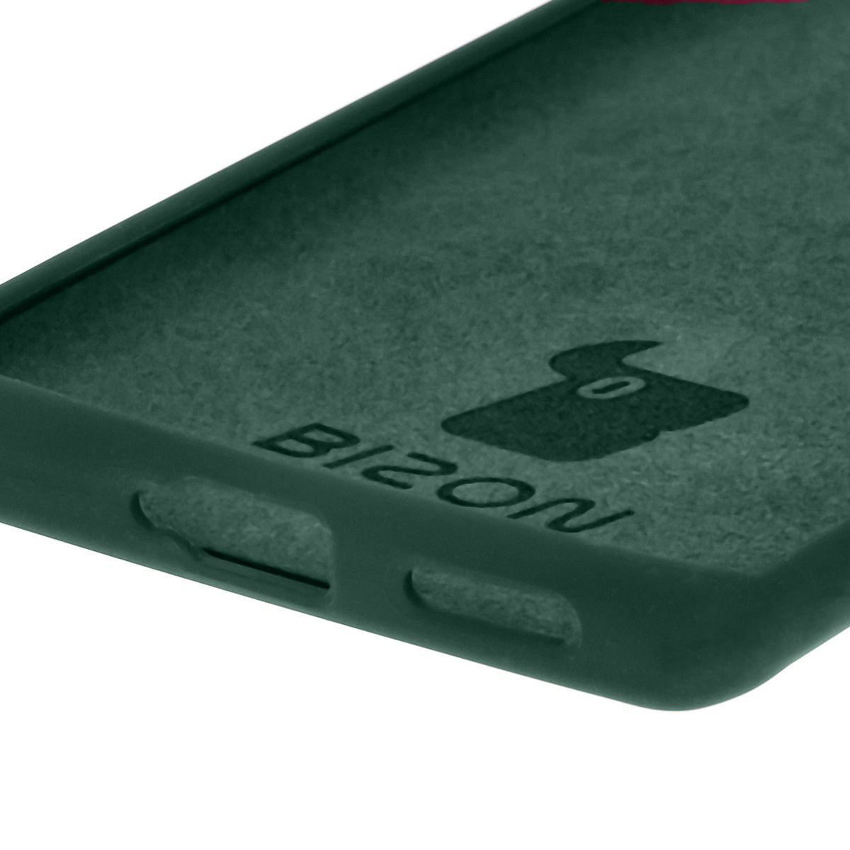 Silikon Handyhülle für Tecno Spark 20 Pro+, Bizon Soft Case, Dunkelgrün