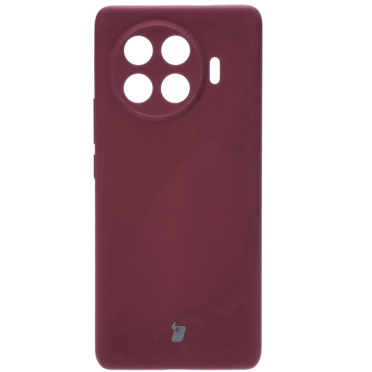 Silikon Handyhülle für Tecno Spark 20 Pro+, Bizon Soft Case, Pflaumenfarbe