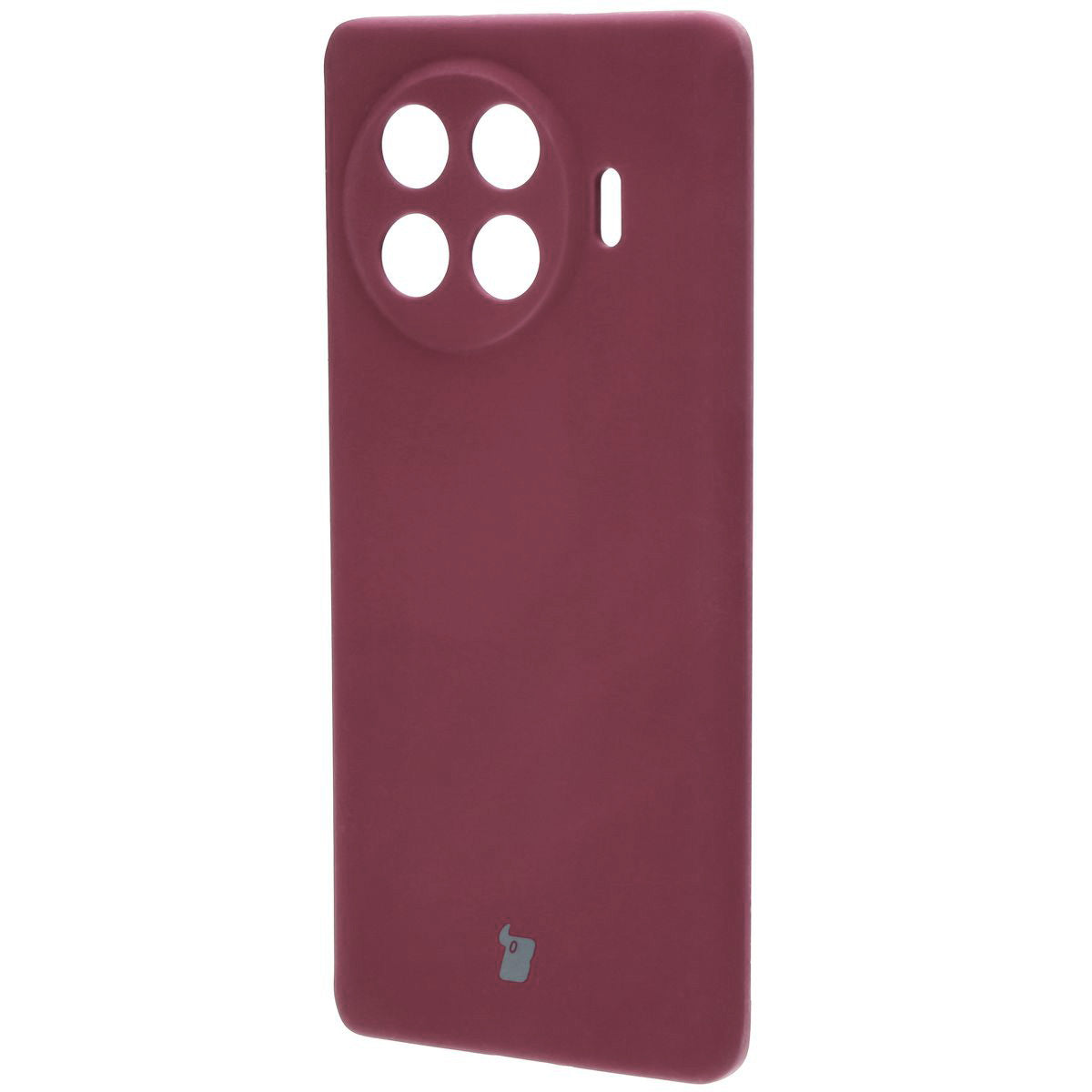 Silikon Handyhülle für Tecno Spark 20 Pro+, Bizon Soft Case, Pflaumenfarbe