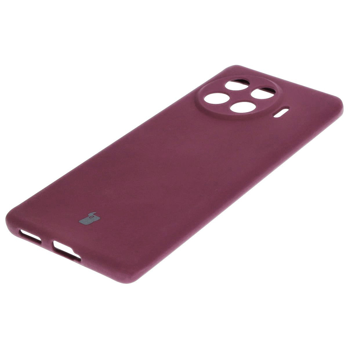 Silikon Handyhülle für Tecno Spark 20 Pro+, Bizon Soft Case, Pflaumenfarbe