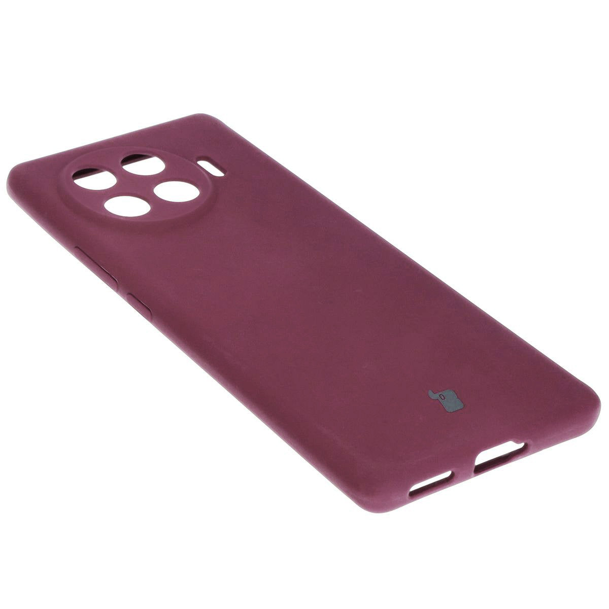 Silikon Handyhülle für Tecno Spark 20 Pro+, Bizon Soft Case, Pflaumenfarbe