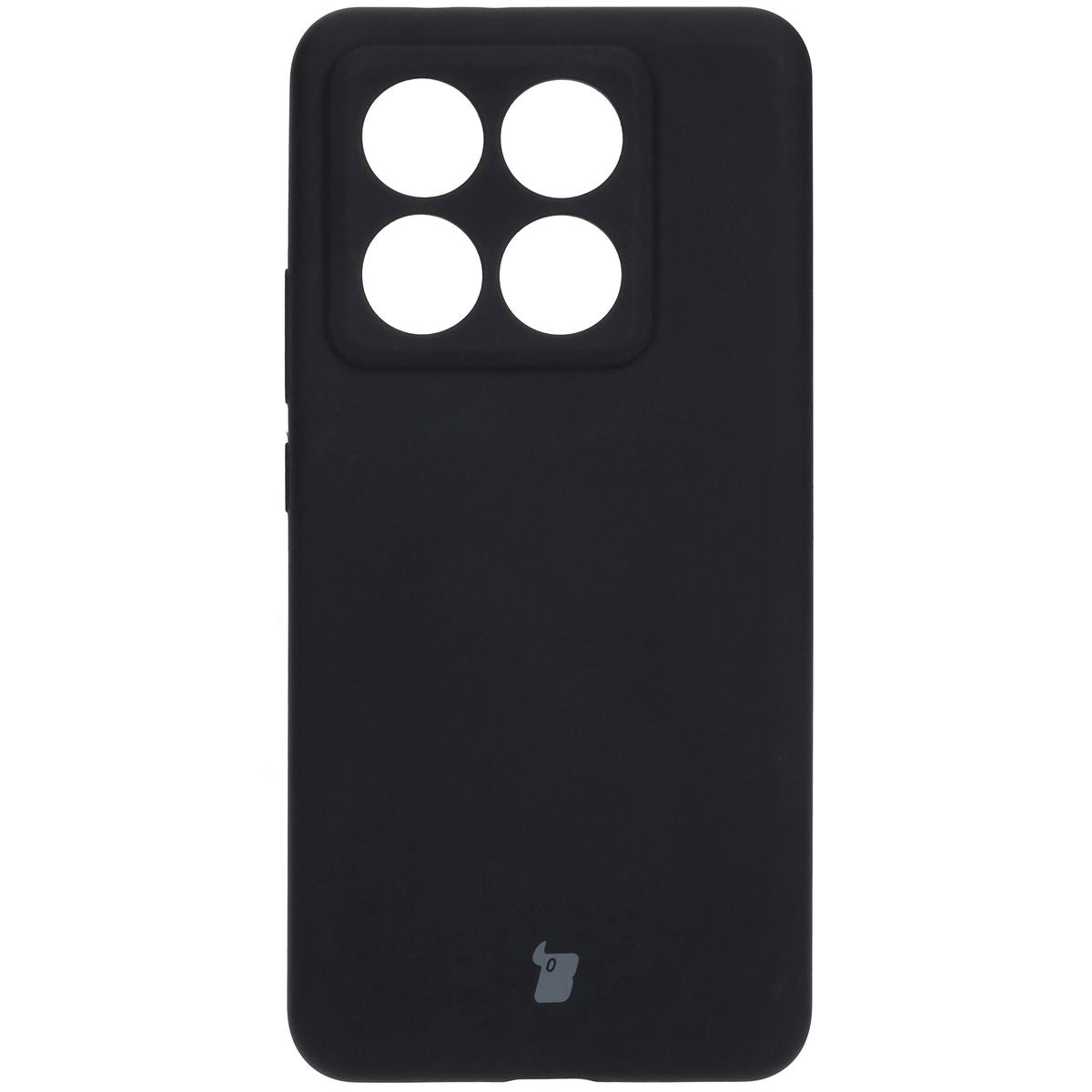 Silikon Handyhülle für Xiaomi 14T Pro, Bizon Soft Case, Schwarz