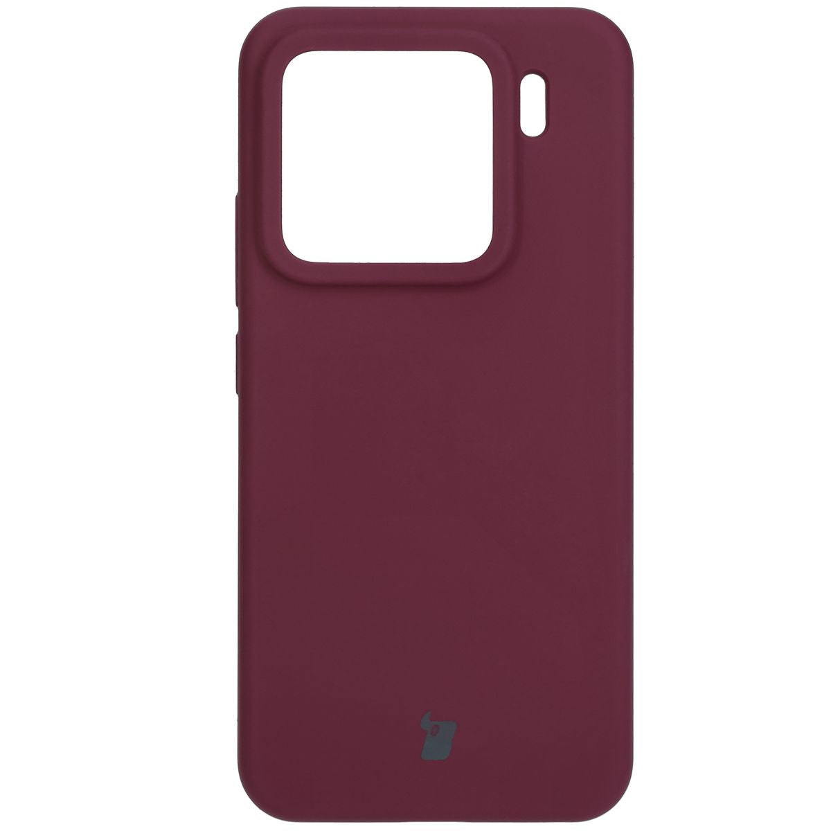 Silikon Handyhülle für Xiaomi 15, Bizon Soft Case, Pflaumenfarbe