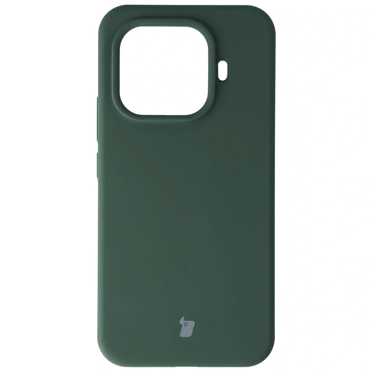 Silikon Handyhülle für Xiaomi 15T Pro, Bizon Soft Case, Dunkelgrün