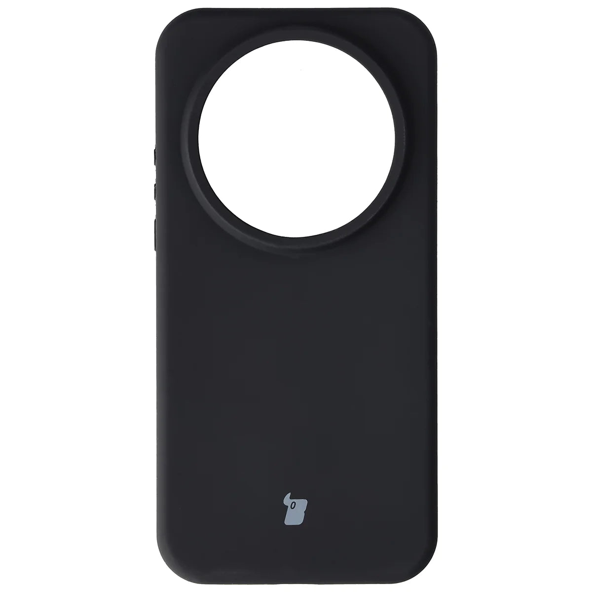 Silikon Handyhülle für Xiaomi 17 Ultra, Bizon Soft Case, Schwarz