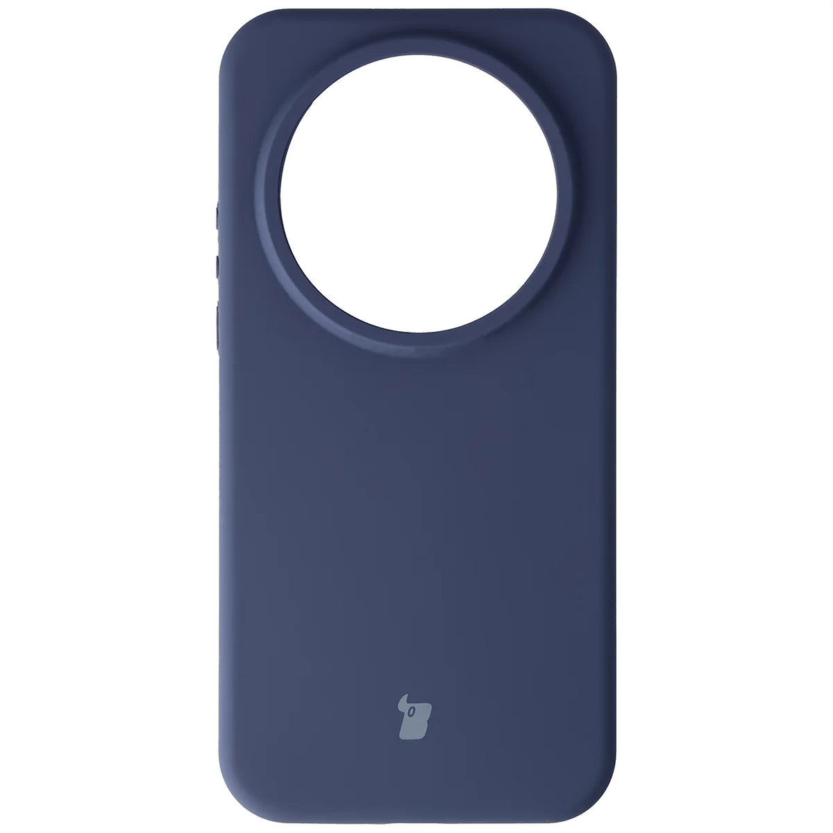 Silikon Handyhülle für Xiaomi 17 Ultra, Bizon Soft Case, Dunkelblau
