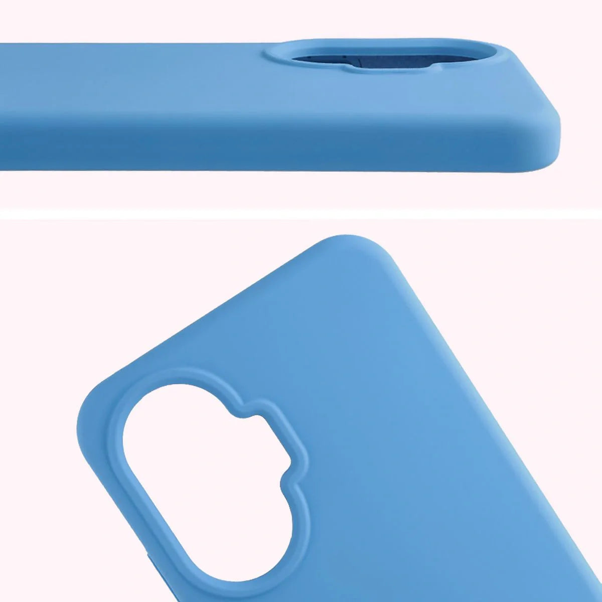 Silikon Handyhülle für Xiaomi POCO F7, Bizon Soft Case, Blau