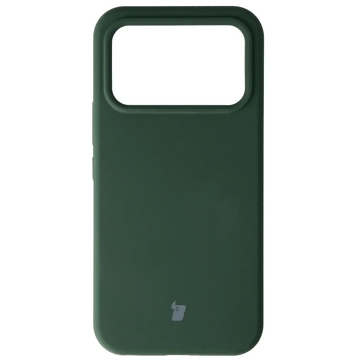 Silikon Handyhülle für Xiaomi POCO F8 Ultra, Bizon Soft Case, Dunkelgrün