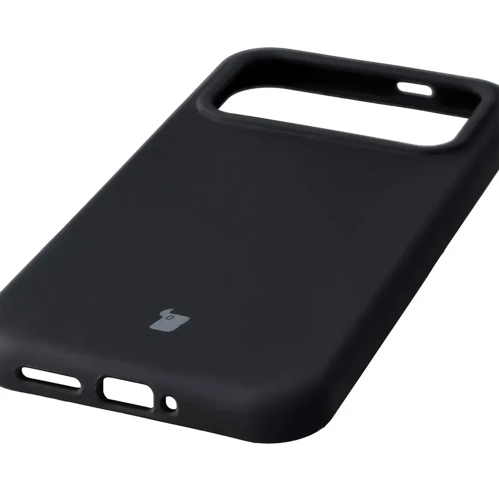 Silikon Handyhülle für Xiaomi POCO F9 Ultra, Bizon Soft Case, Schwarz (3/7)